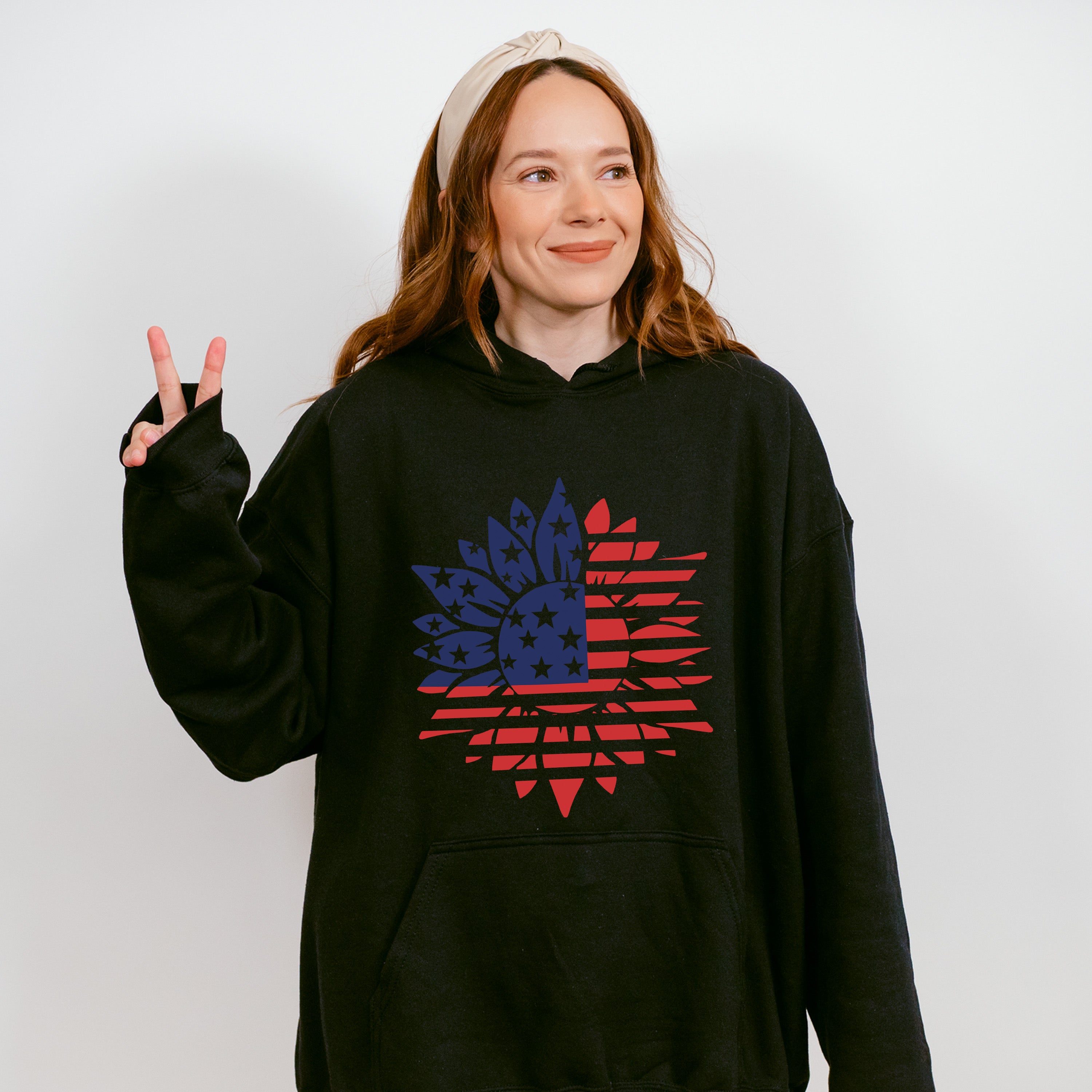 U.S.A Sunflower Flag , 4th of July Theme T-shirt, Hoodie, Sweatshirt