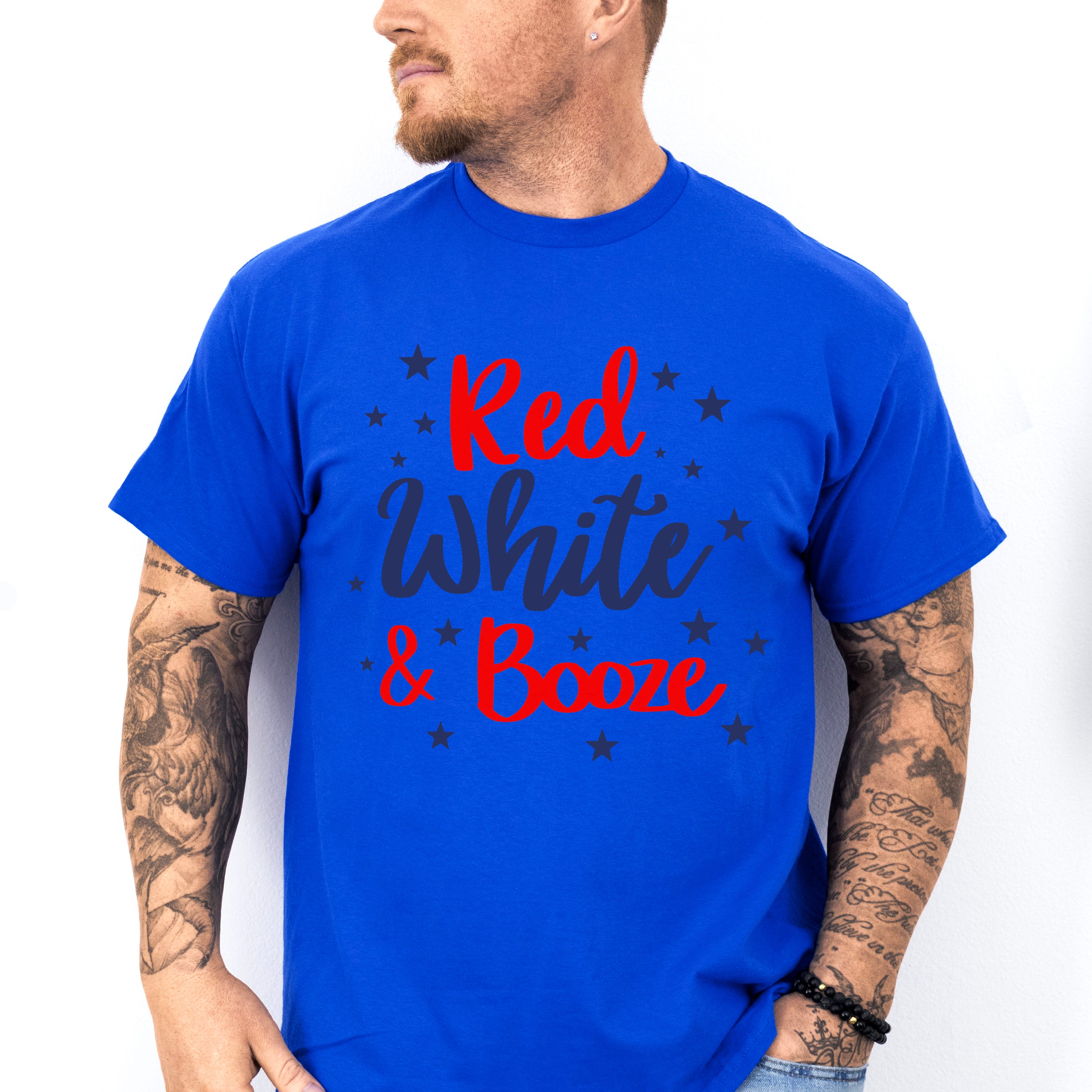 Red, White &amp; Booze , 4th of July Theme T-shirt, Hoodie, Sweatshirt