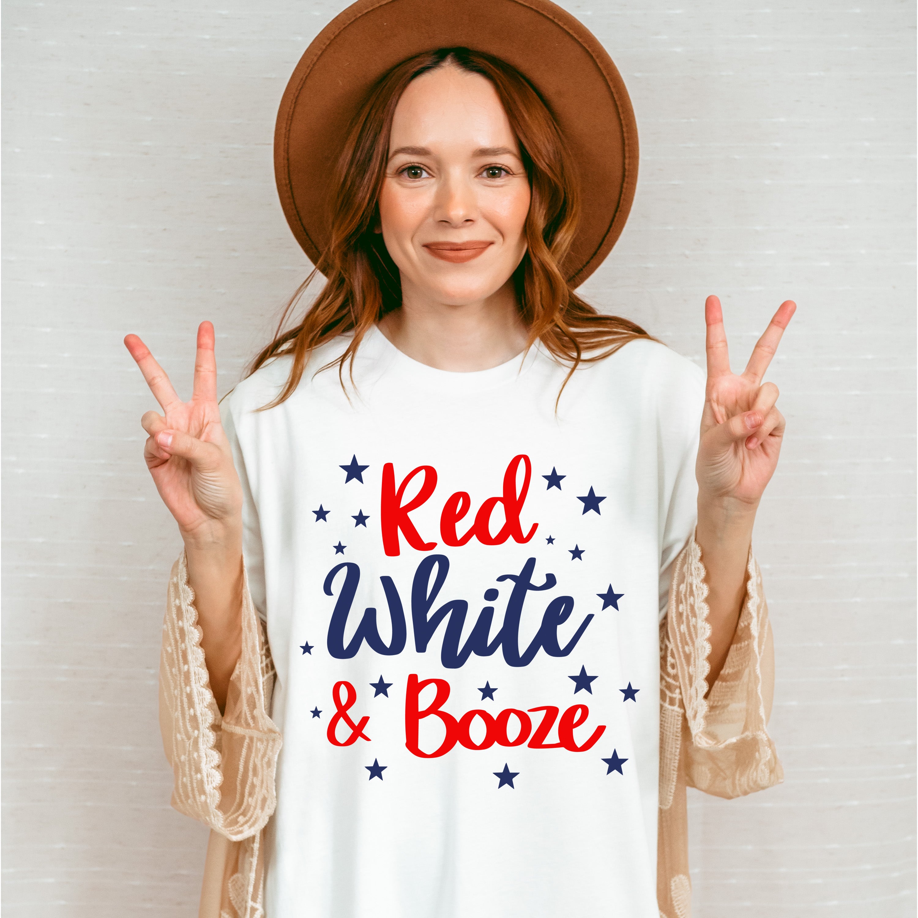 Red, White &amp; Booze , 4th of July Theme T-shirt, Hoodie, Sweatshirt