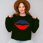USA Lips, 4th of July Theme T-shirt, Hoodie, Sweatshirt