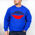 USA Lips, 4th of July Theme T-shirt, Hoodie, Sweatshirt