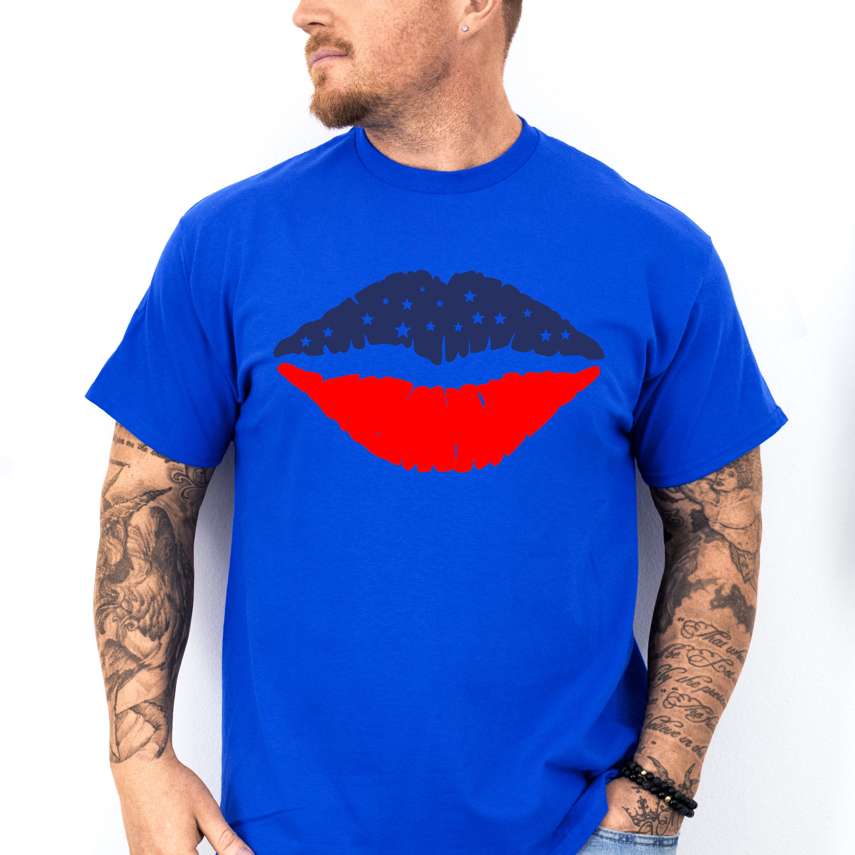 USA Lips, 4th of July Theme T-shirt, Hoodie, Sweatshirt