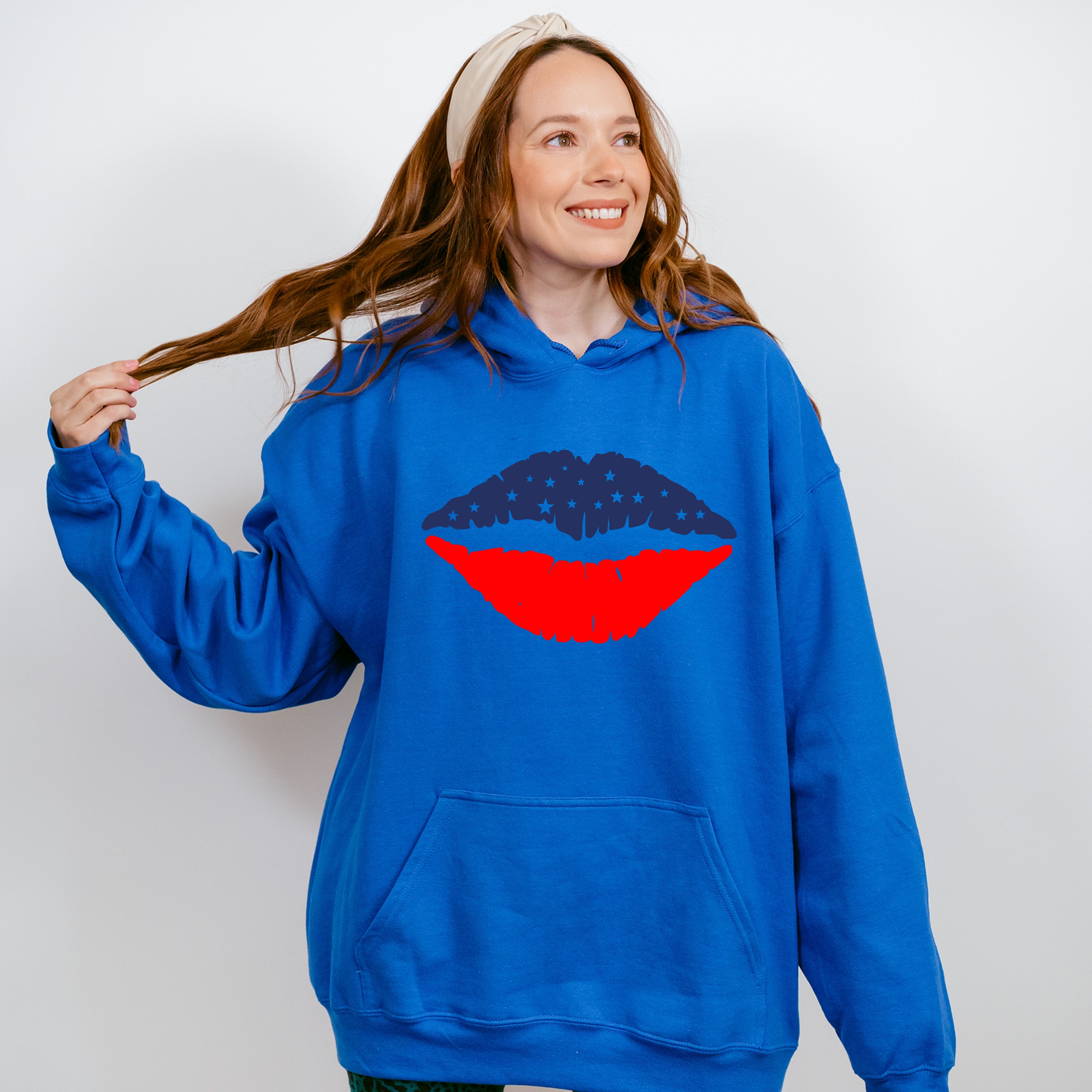 USA Lips, 4th of July Theme T-shirt, Hoodie, Sweatshirt