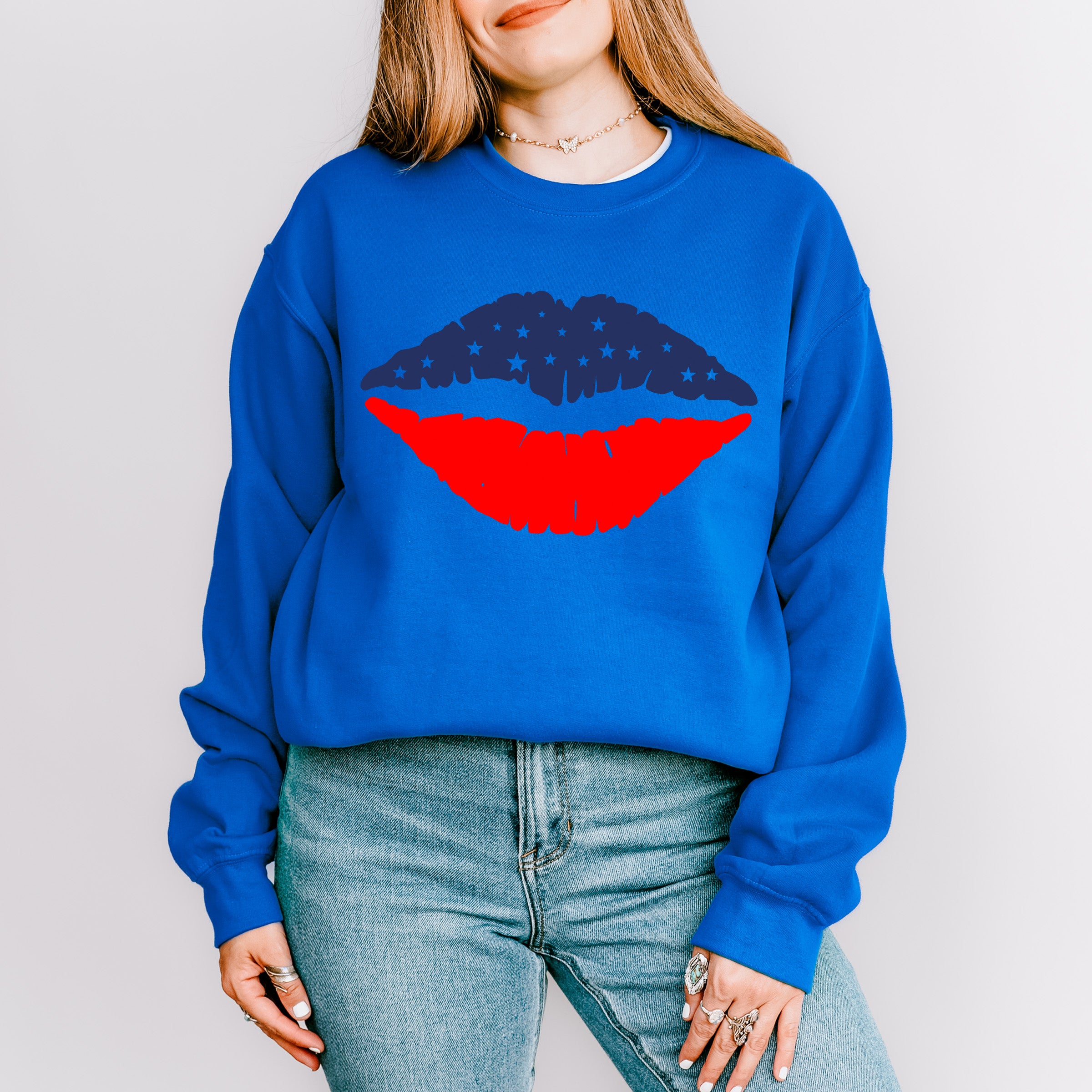USA Lips, 4th of July Theme T-shirt, Hoodie, Sweatshirt