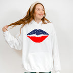 USA Lips, 4th of July Theme T-shirt, Hoodie, Sweatshirt