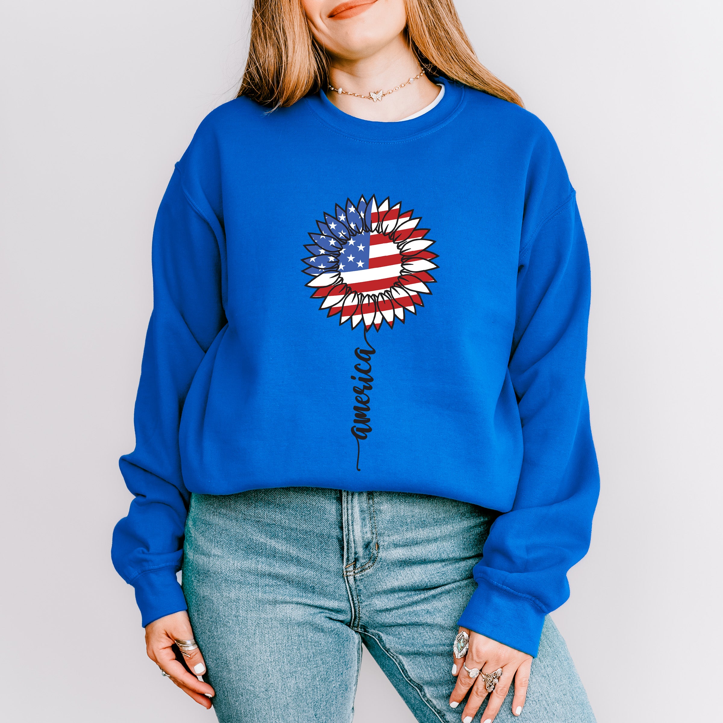america sunflower, 4th of July Theme T-shirt, Hoodie, Sweatshirt