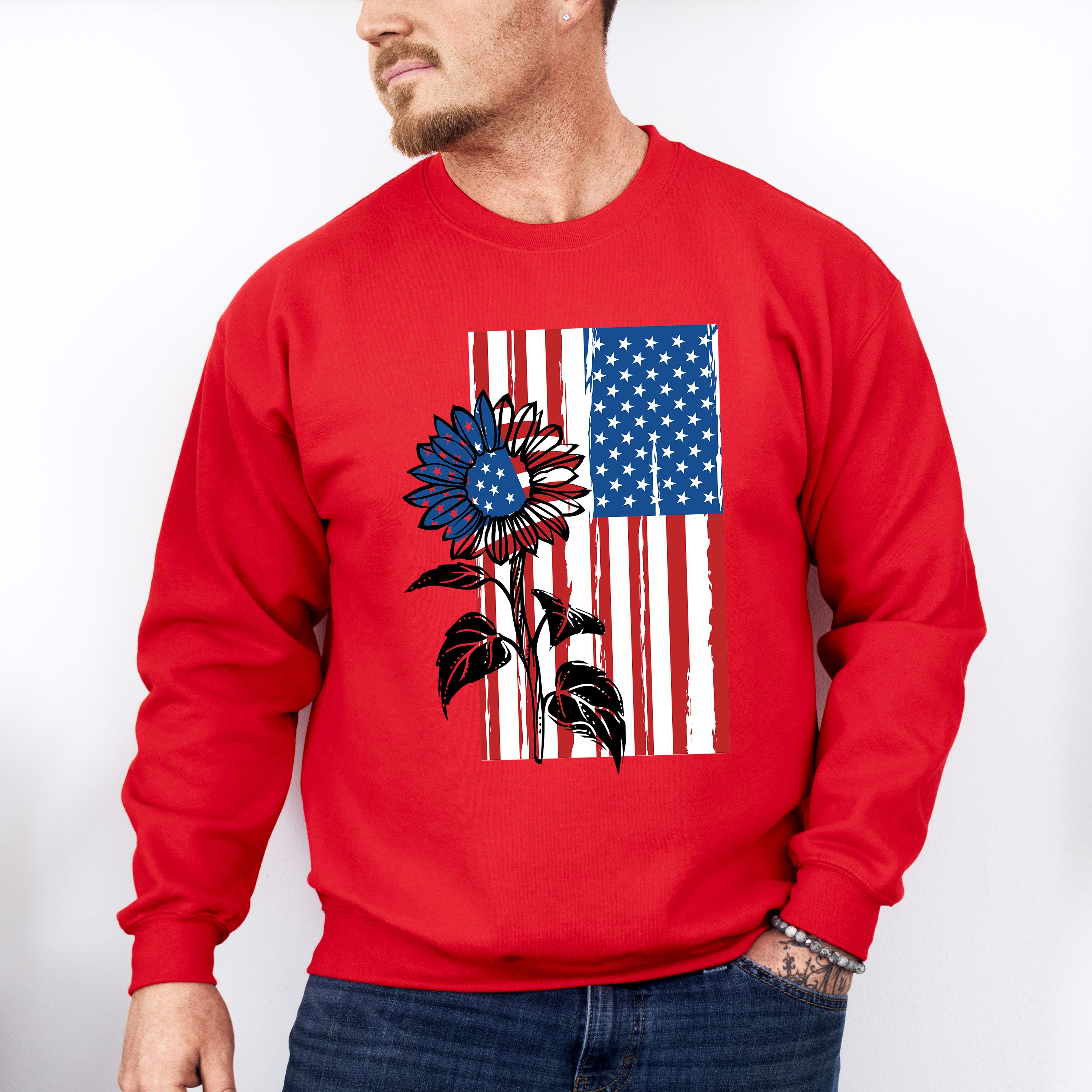 Sunflower America, 4th of July Theme T-shirt, Hoodie, Sweatshirt