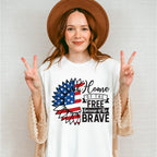 Home of the Brave , 4th of July Theme T-shirt, Hoodie, Sweatshirt
