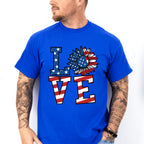 LOVE , 4th of July Theme T-shirt, Hoodie, Sweatshirt