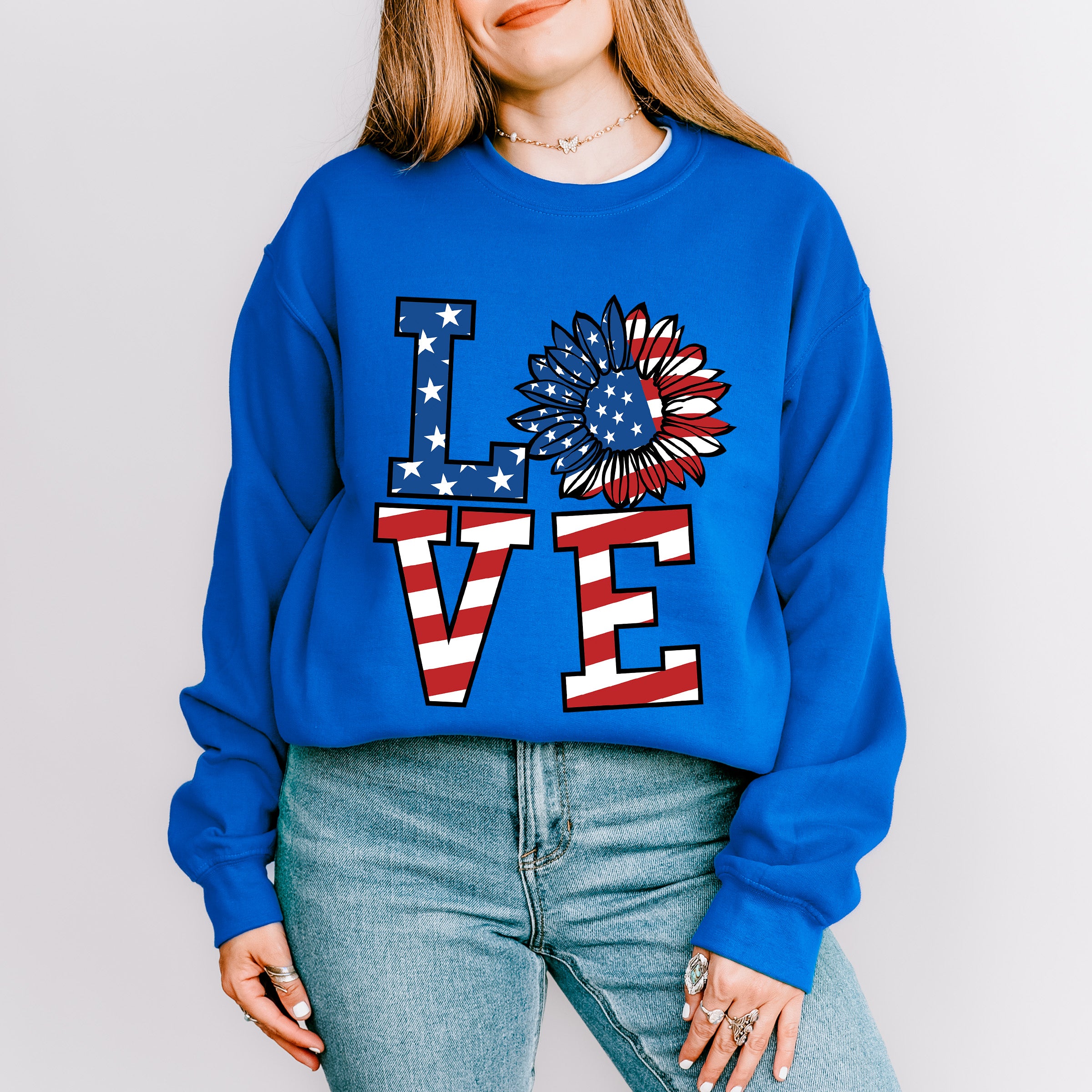 LOVE , 4th of July Theme T-shirt, Hoodie, Sweatshirt