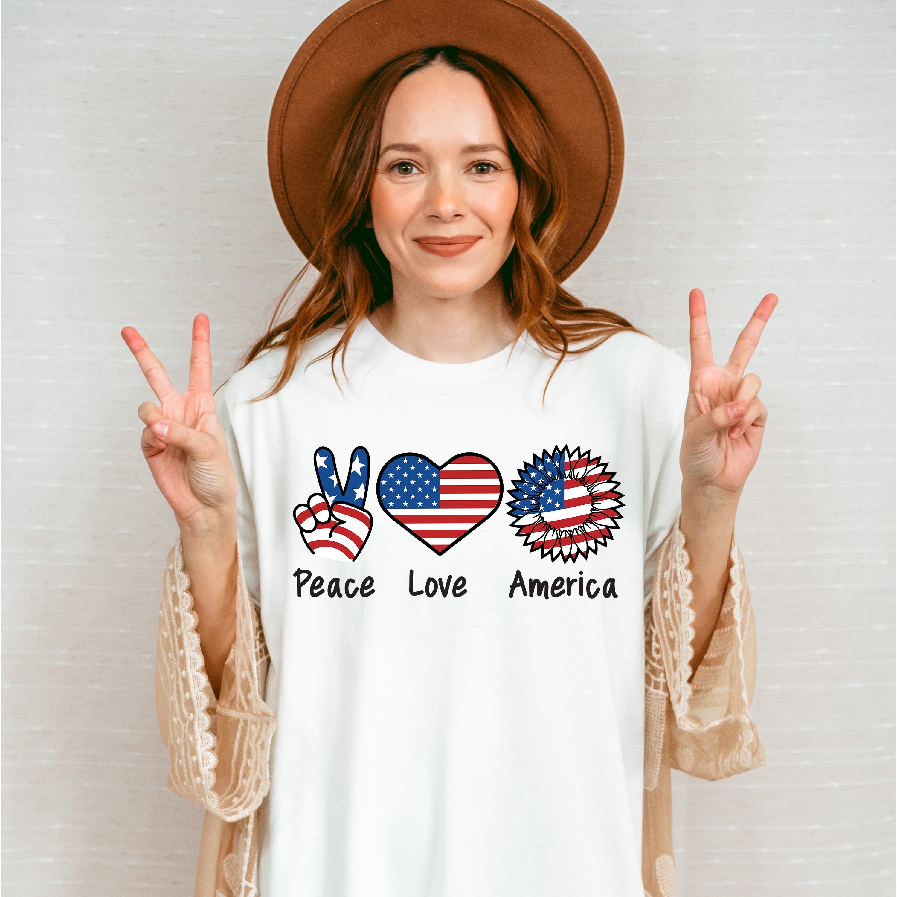 Peace, Love, USA , 4th of July Theme T-shirt, Hoodie, Sweatshirt