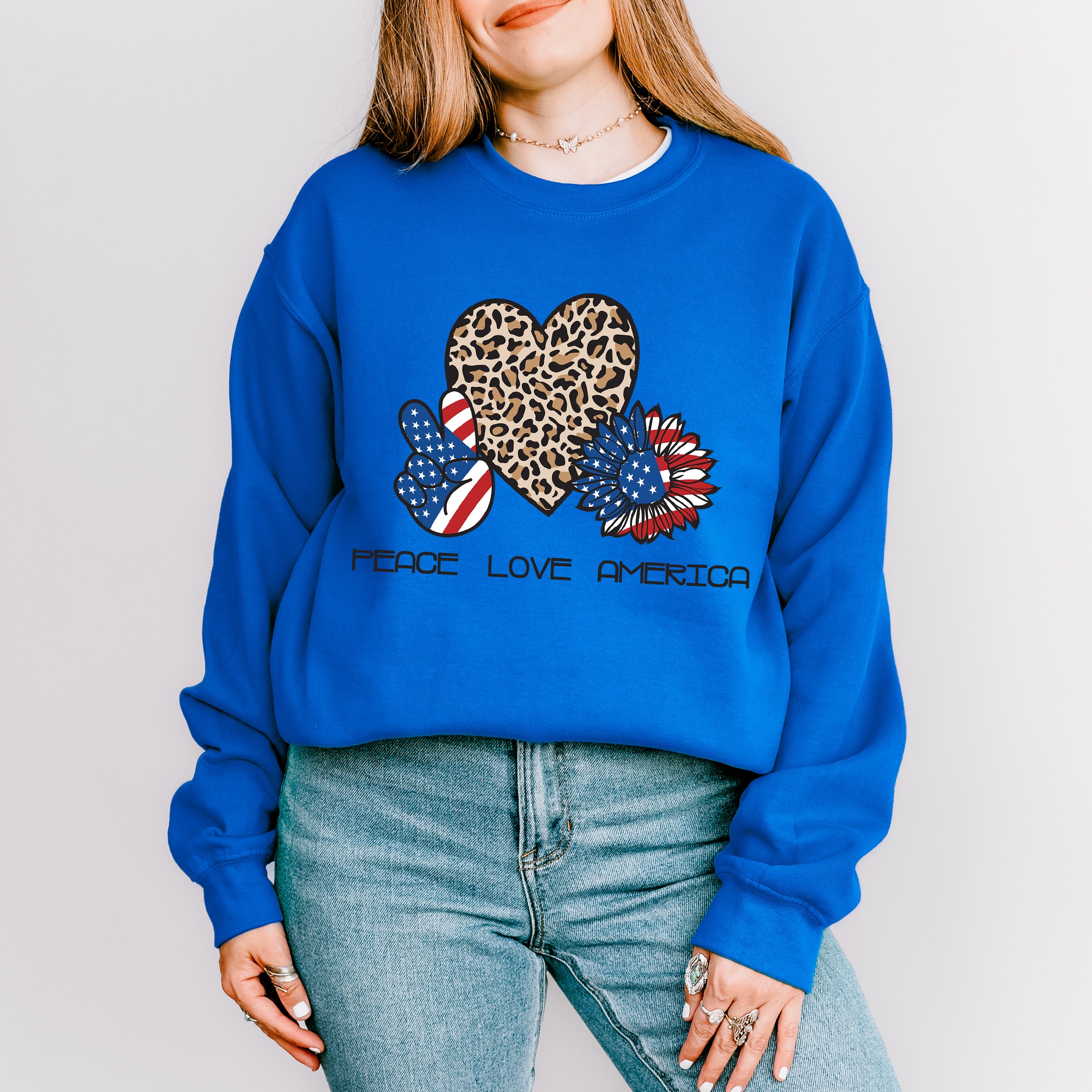 Peace, Love, America , 4th of July Theme T-shirt, Hoodie, Sweatshirt