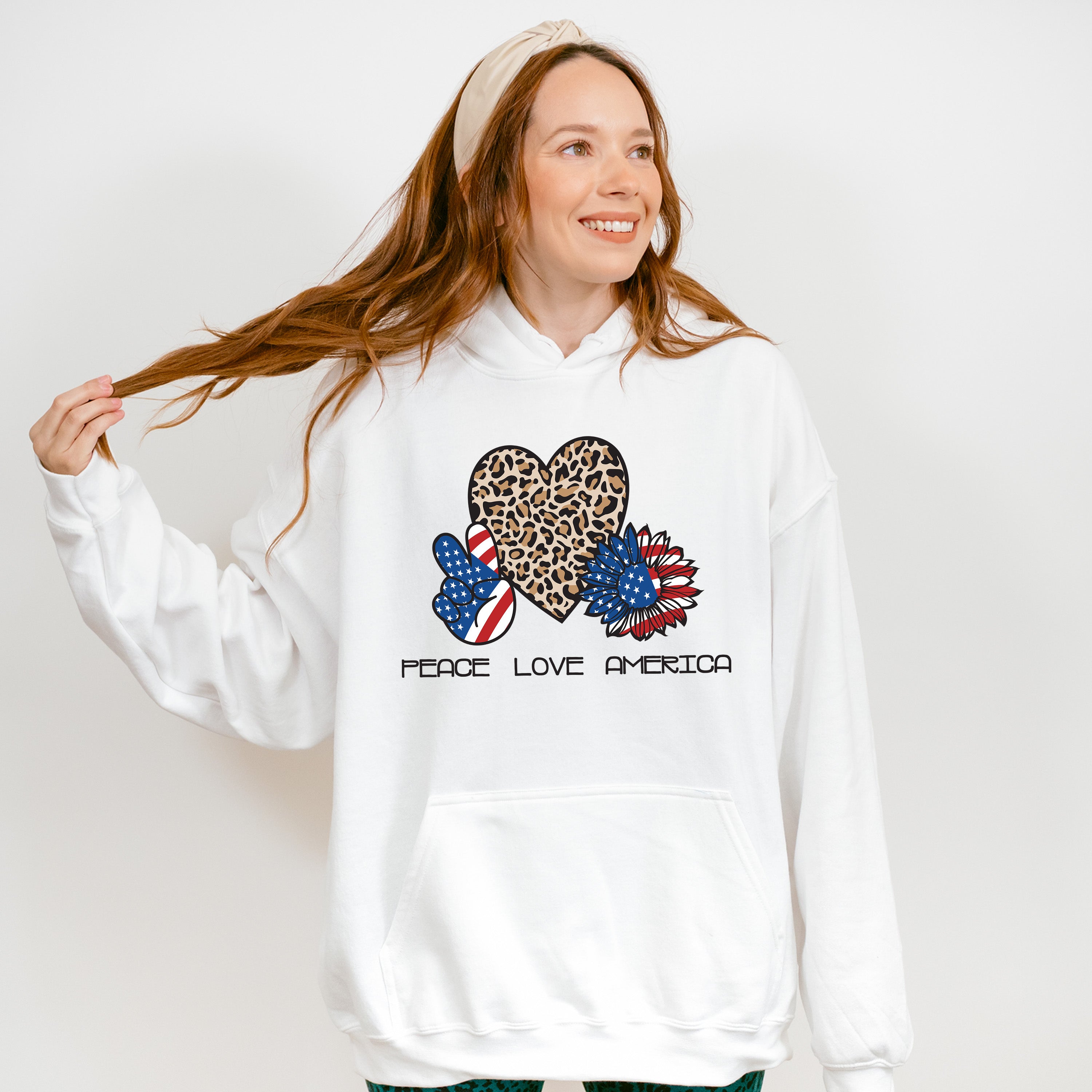 Peace, Love, America , 4th of July Theme T-shirt, Hoodie, Sweatshirt