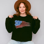 Sunflower America Flag , 4th of July Theme T-shirt, Hoodie, Sweatshirt
