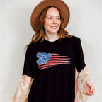 Sunflower America Flag , 4th of July Theme T-shirt, Hoodie, Sweatshirt