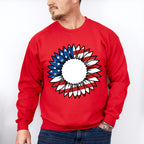 Sunflower American Flag , 4th of July Theme T-shirt, Hoodie, Sweatshirt