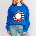 Sunflower American Flag , 4th of July Theme T-shirt, Hoodie, Sweatshirt