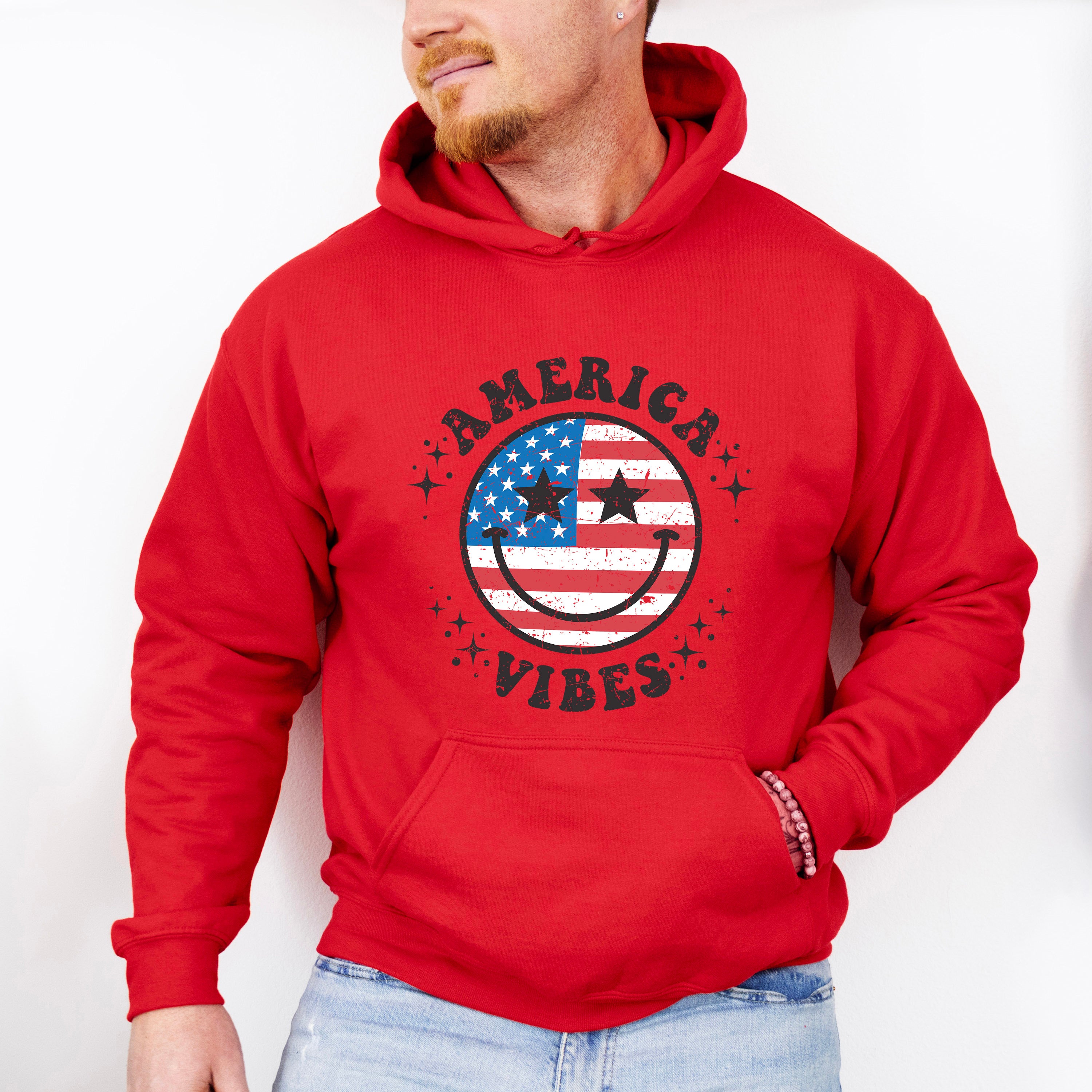 America Vibes , 4th of July Theme T-shirt, Hoodie, Sweatshirt