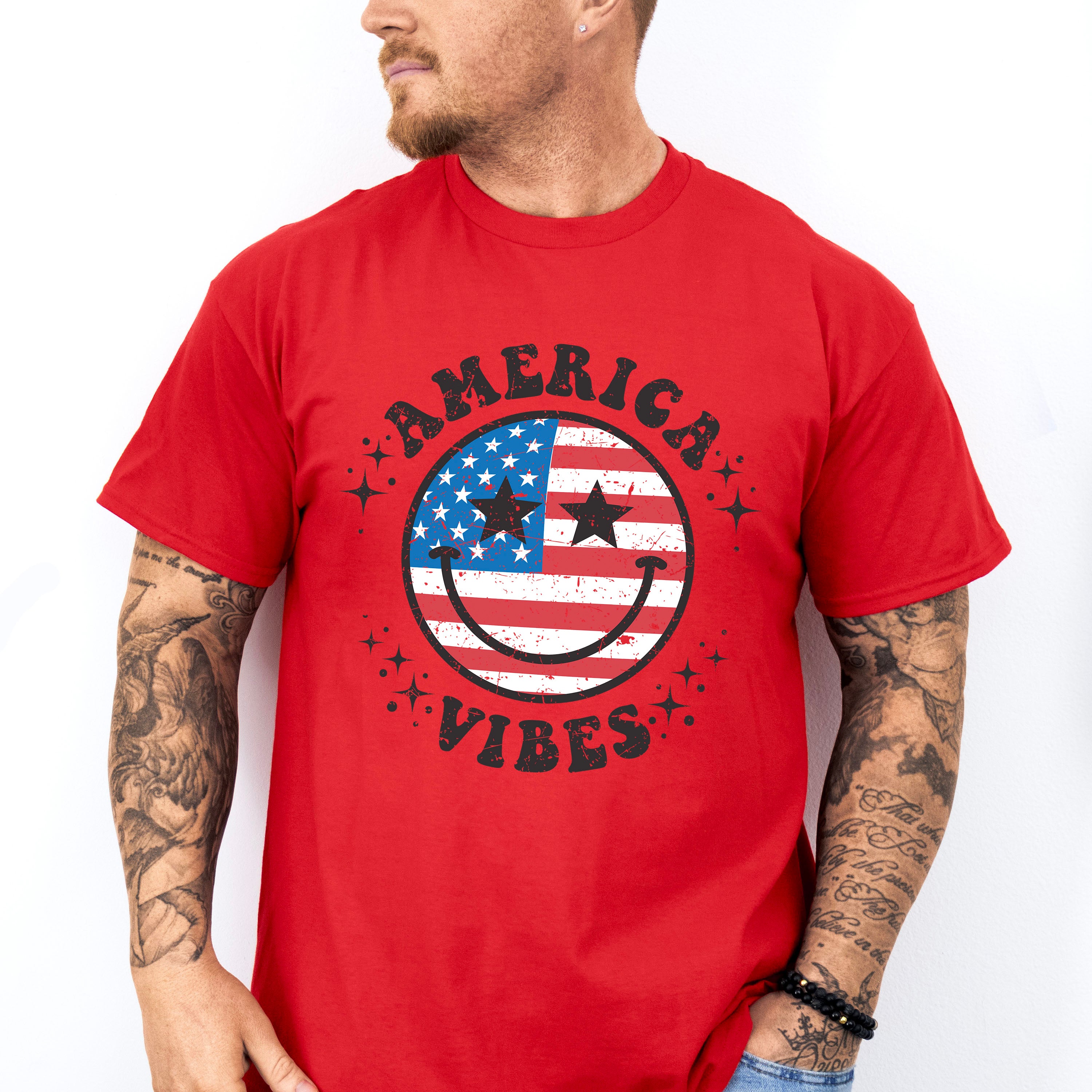 America Vibes , 4th of July Theme T-shirt, Hoodie, Sweatshirt