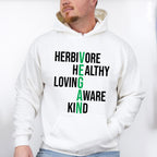 Herbivore Healthy Aware Kind Loving Vegan Theme T-shirt, Hoodie, Sweatshirt