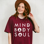Mind Body Soul, Yoga Theme T-shirt, Hoodie, Sweatshirt