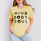 Mind Body Soul, Yoga Theme T-shirt, Hoodie, Sweatshirt