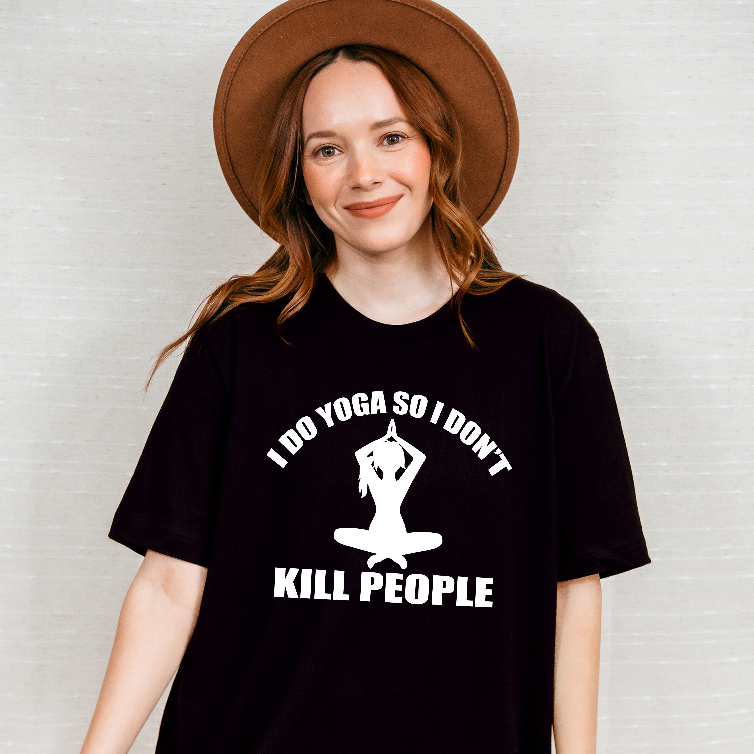 I Do Yoga So I Don't Kill People, Yoga Theme T-shirt, Hoodie, Sweatshirt