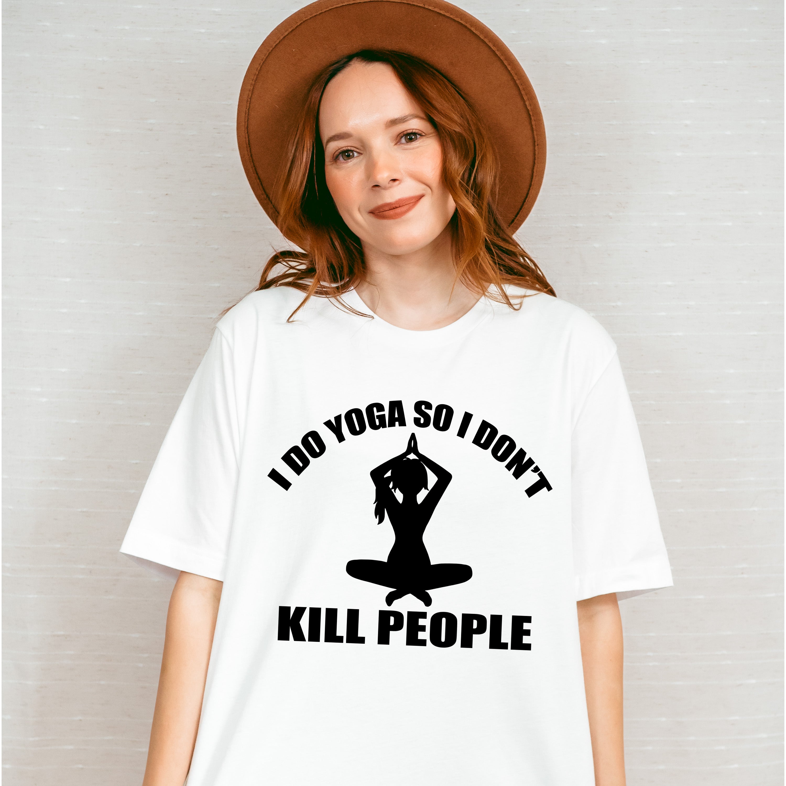 I Do Yoga So I Don't Kill People, Yoga Theme T-shirt, Hoodie, Sweatshirt