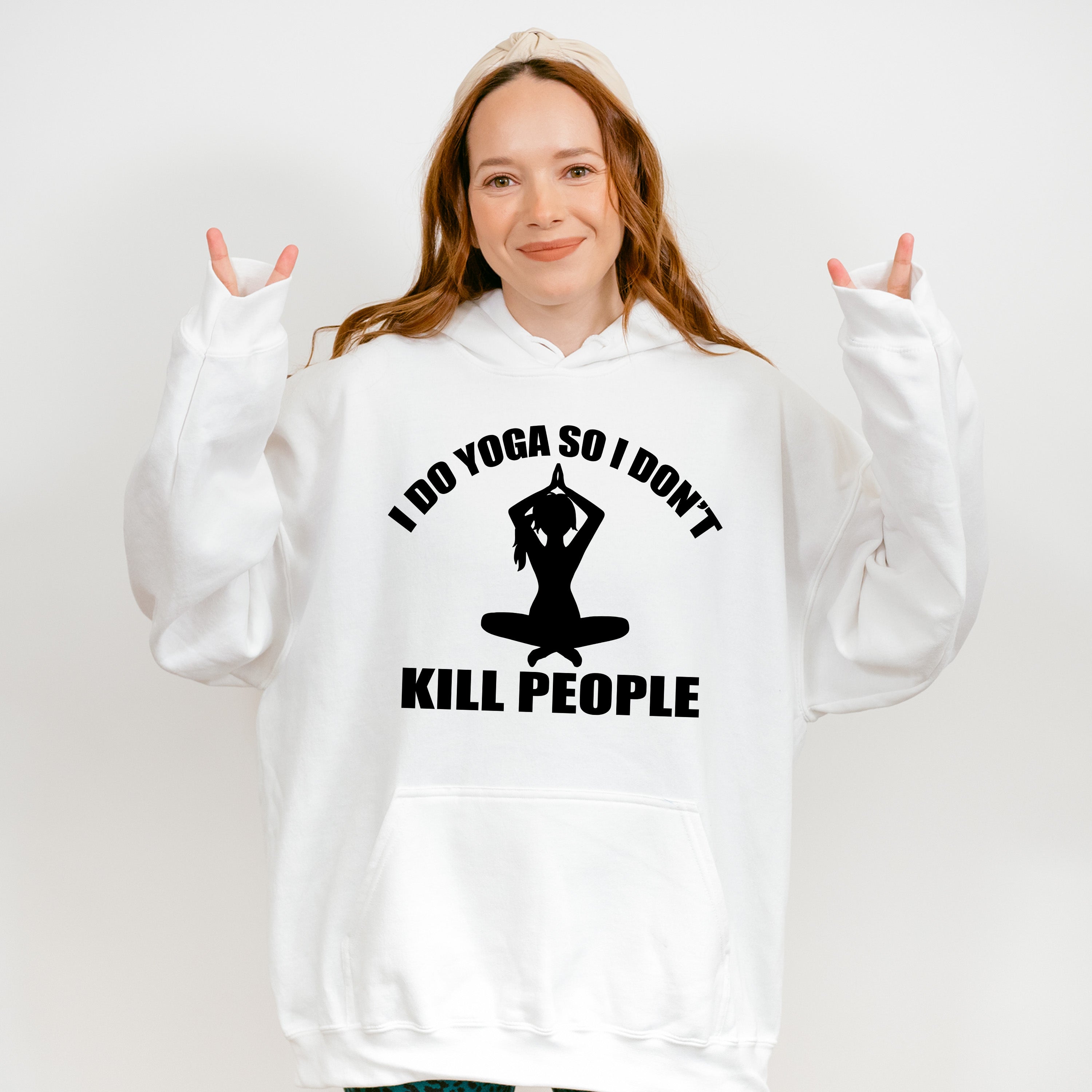 I Do Yoga So I Don't Kill People, Yoga Theme T-shirt, Hoodie, Sweatshirt