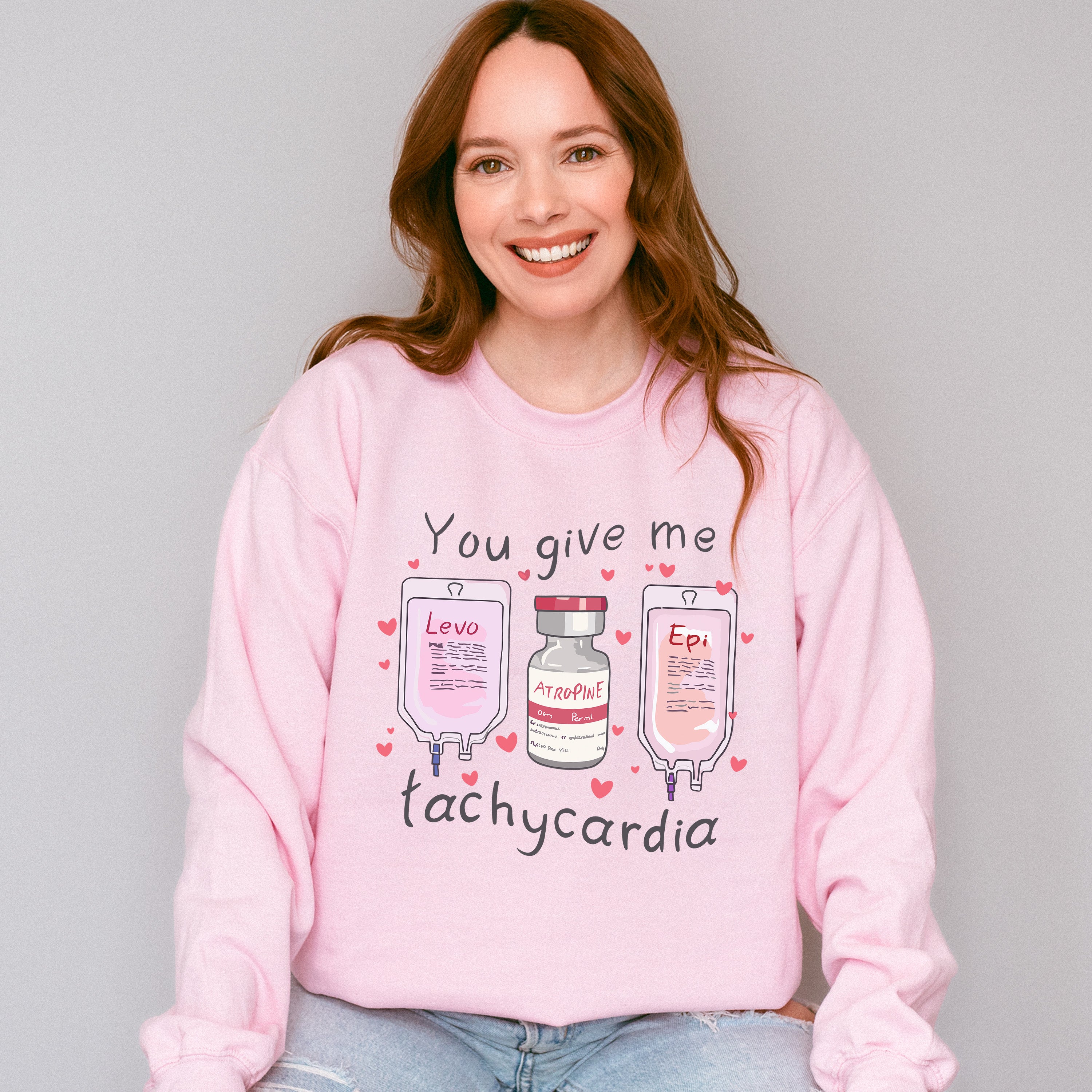 Tachycardia Nurse Valentines Theme T-shirt, Hoodie, Sweatshirt