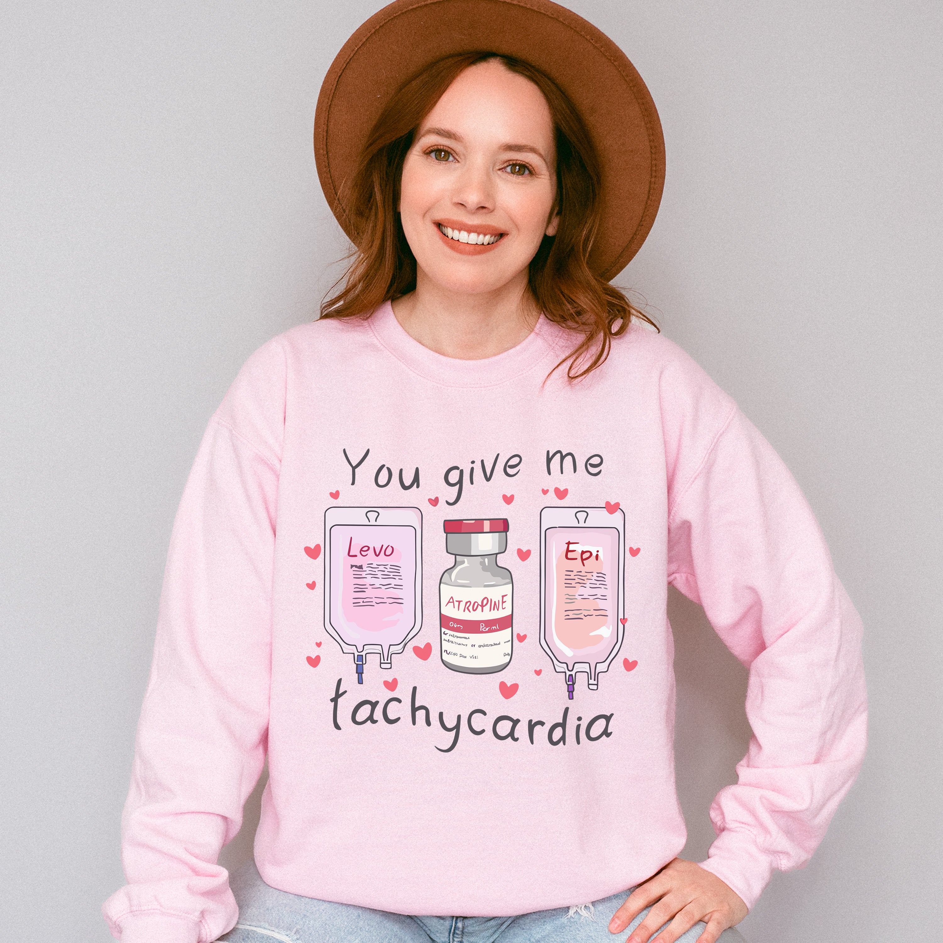 Tachycardia Nurse Valentines Theme T-shirt, Hoodie, Sweatshirt
