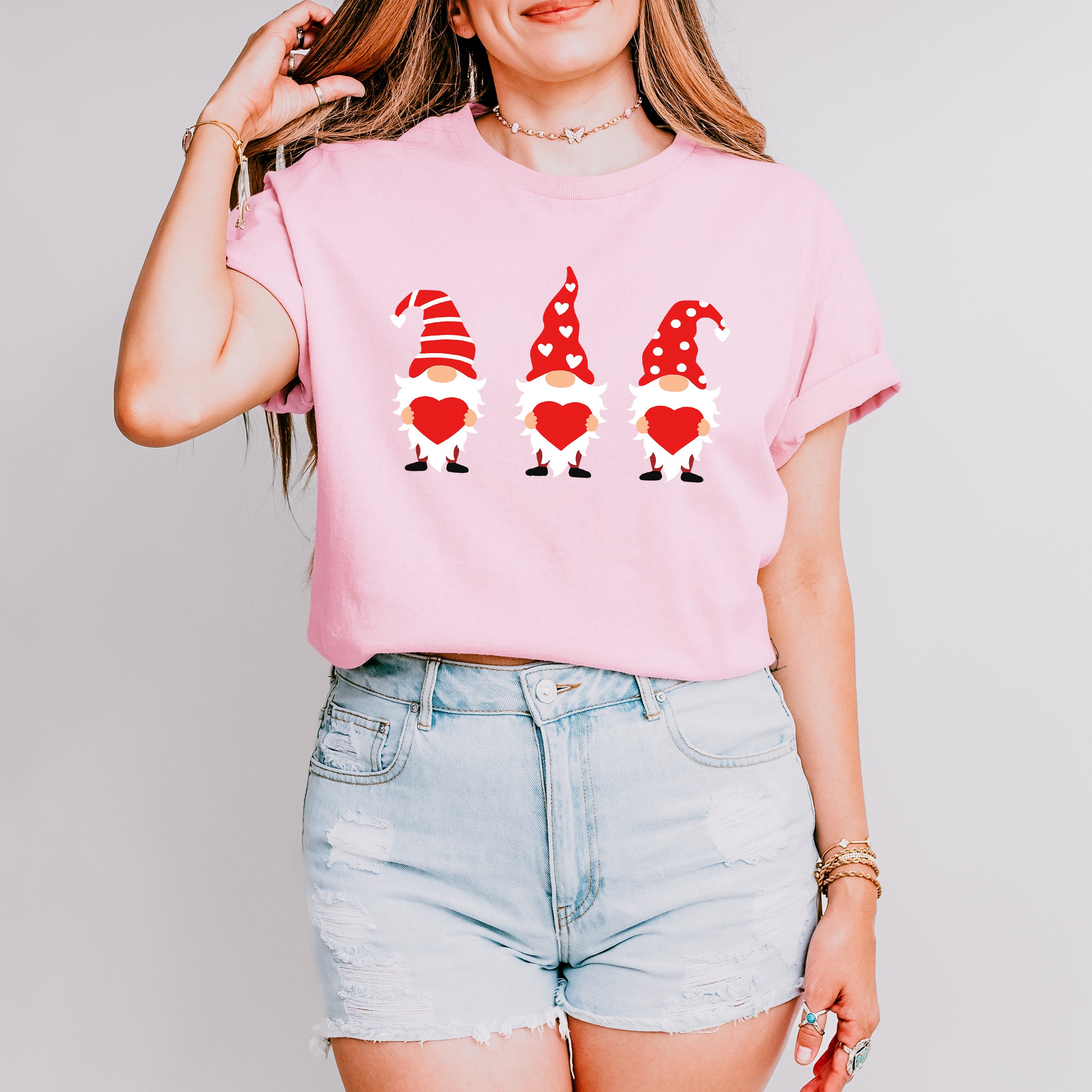 Gnomes Valentines Theme T-shirt, Hoodie, Sweatshirt