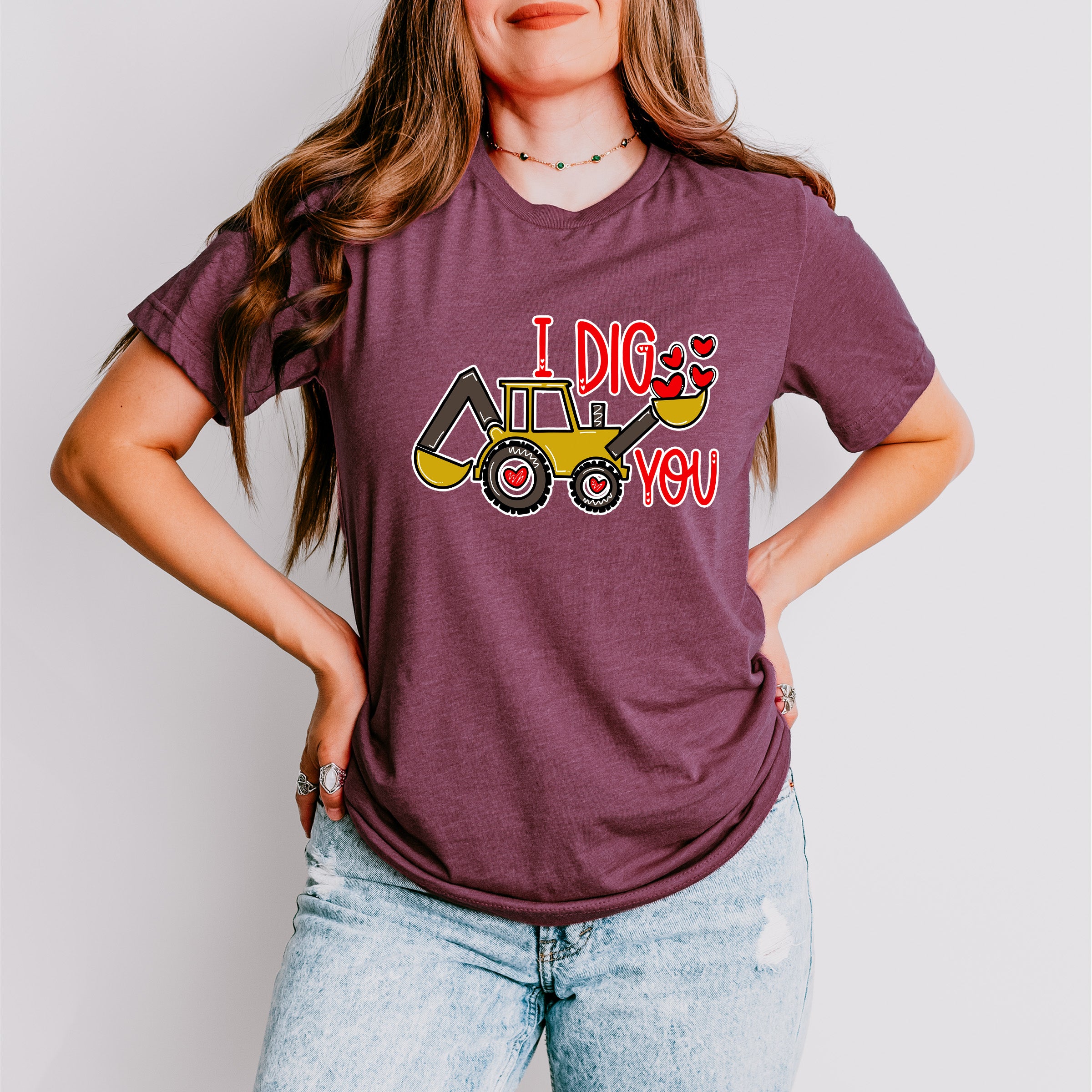I Dig You Valentines Theme T-shirt, Hoodie, Sweatshirt