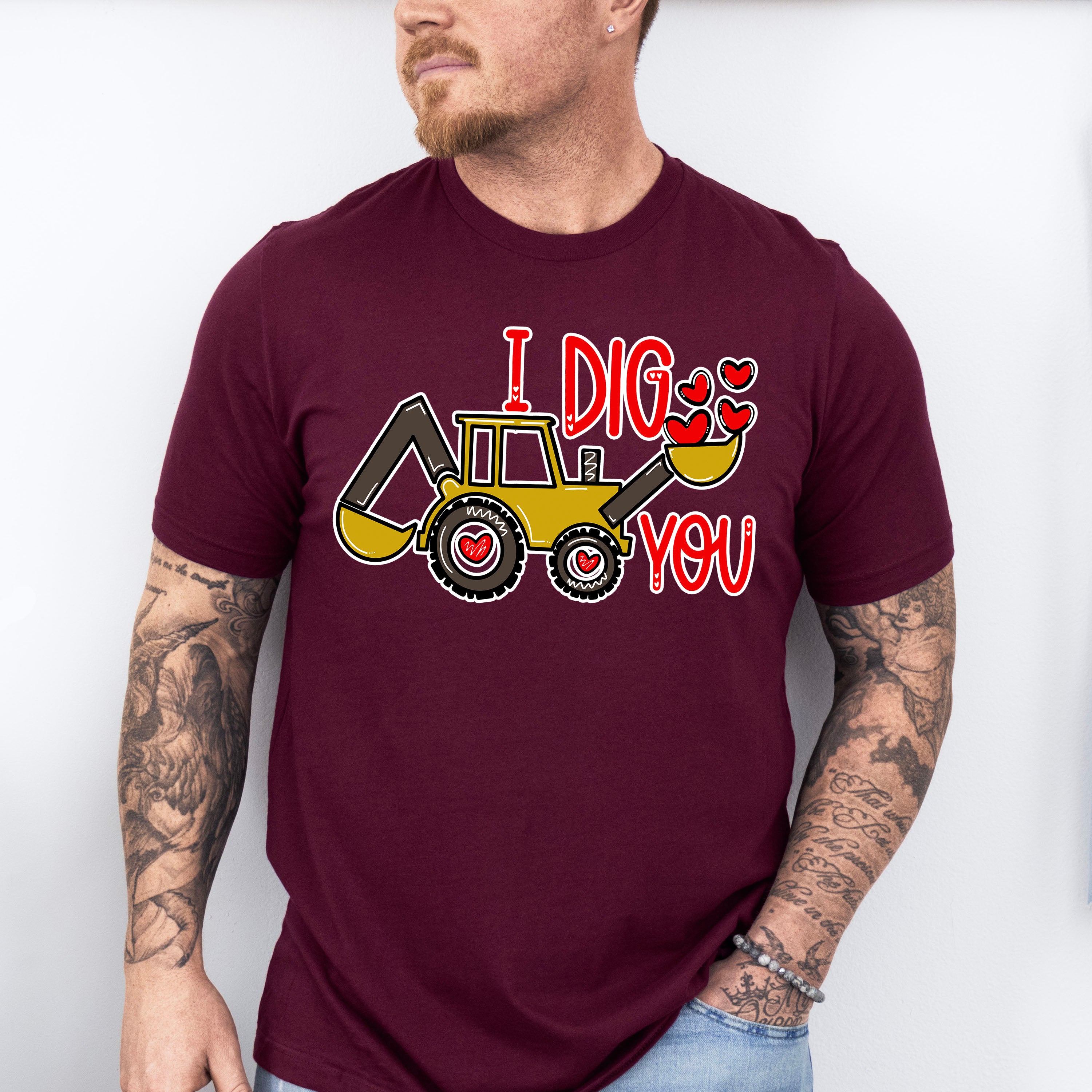 I Dig You Valentines Theme T-shirt, Hoodie, Sweatshirt