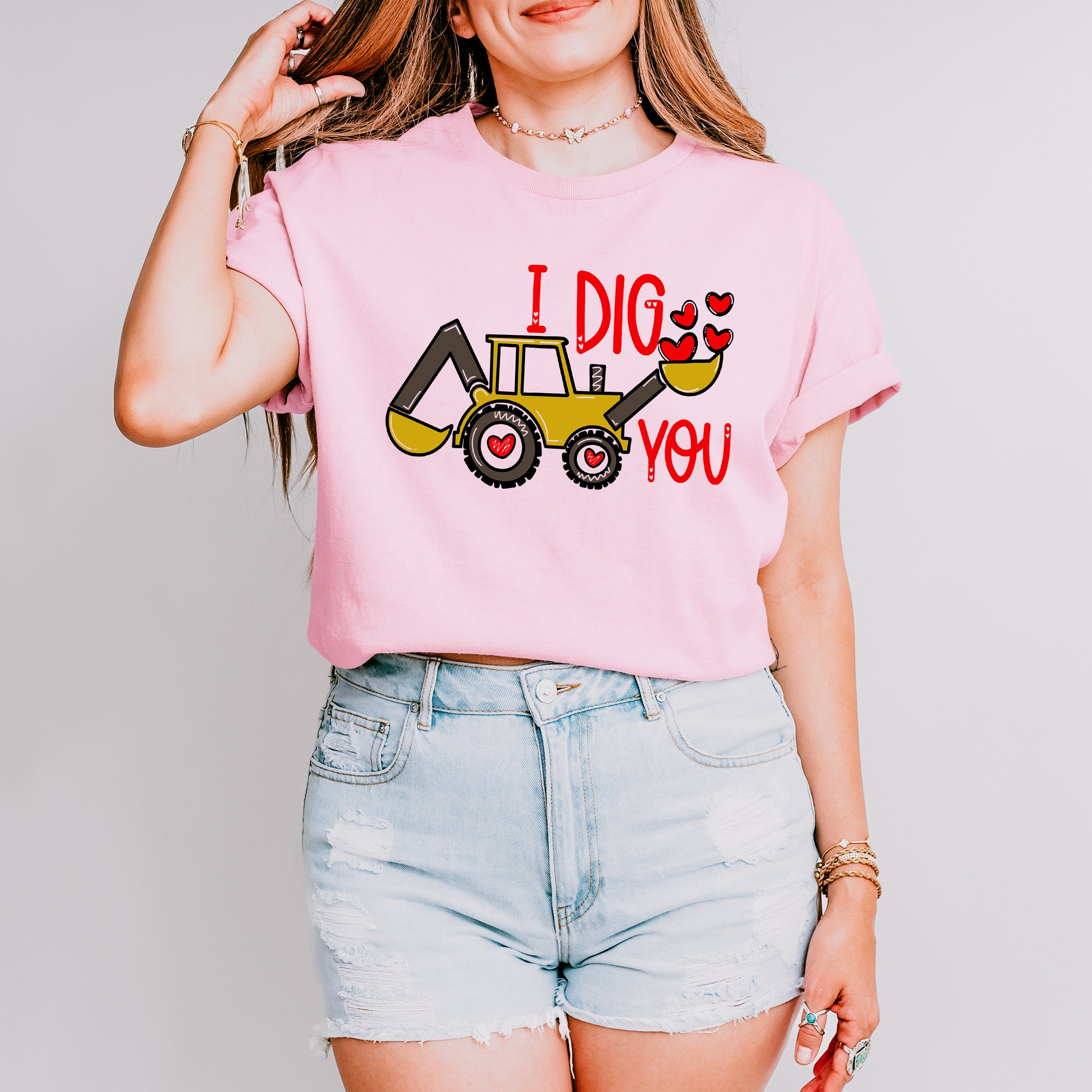 I Dig You Valentines Theme T-shirt, Hoodie, Sweatshirt