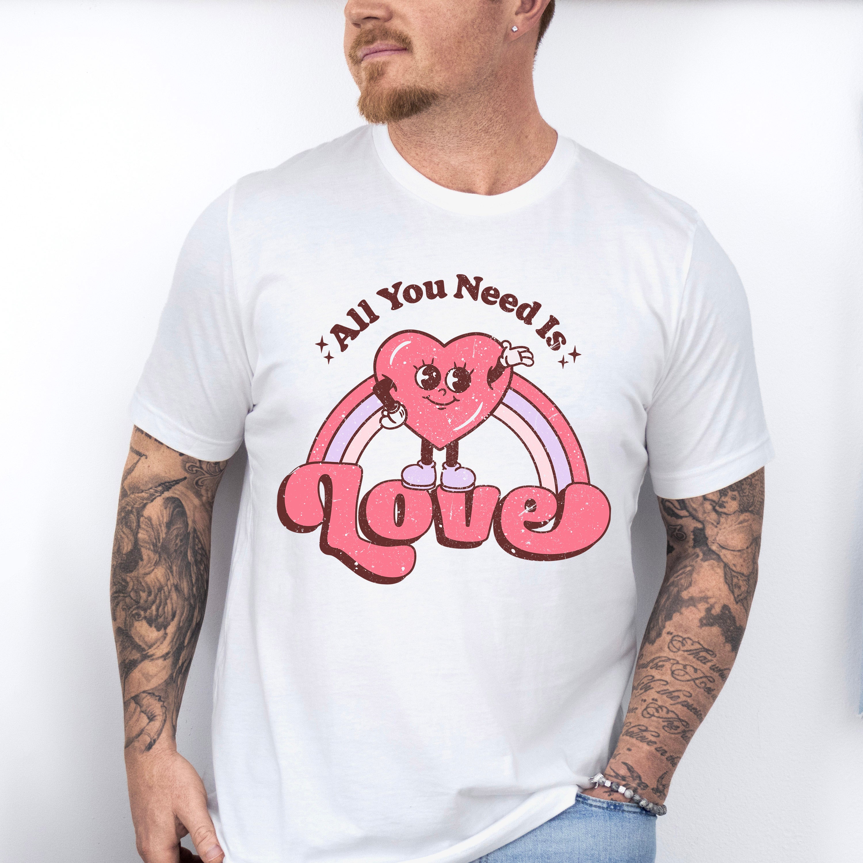 All You Need Is Love Valentines Theme T-shirt, Hoodie, Sweatshirt