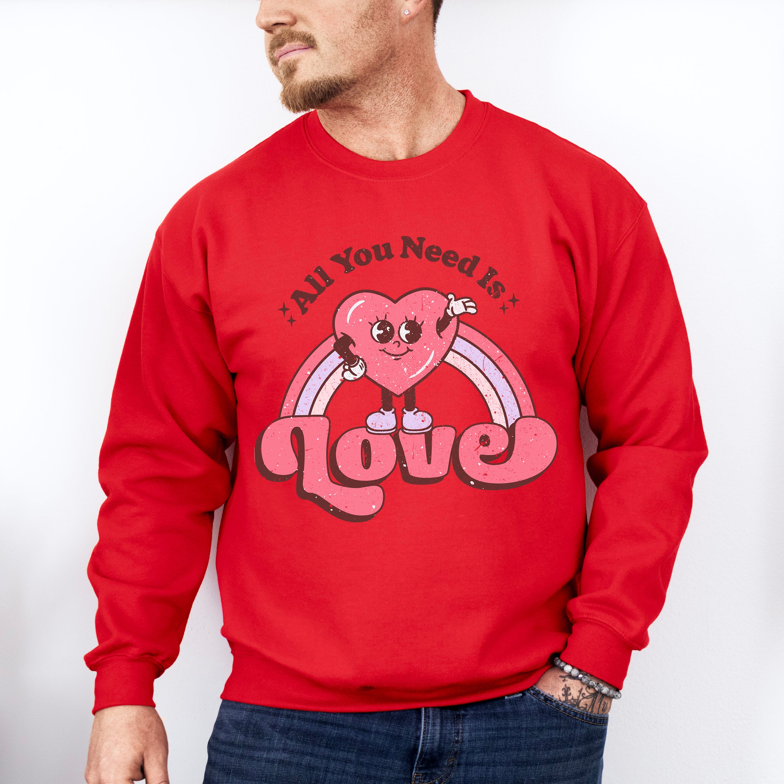 All You Need Is Love Valentines Theme T-shirt, Hoodie, Sweatshirt