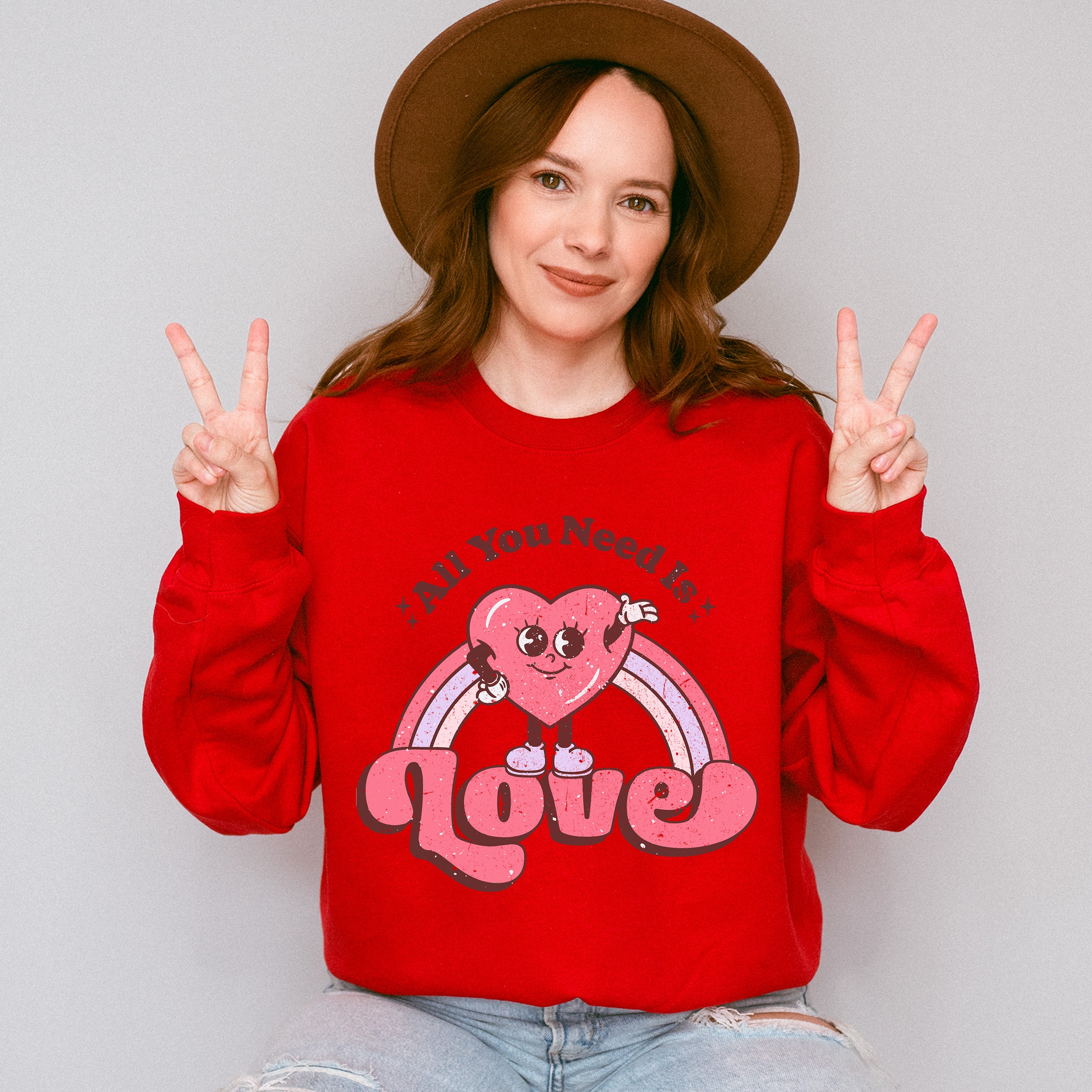 All You Need Is Love Valentines Theme T-shirt, Hoodie, Sweatshirt