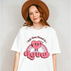 All You Need Is Love Valentines Theme T-shirt, Hoodie, Sweatshirt