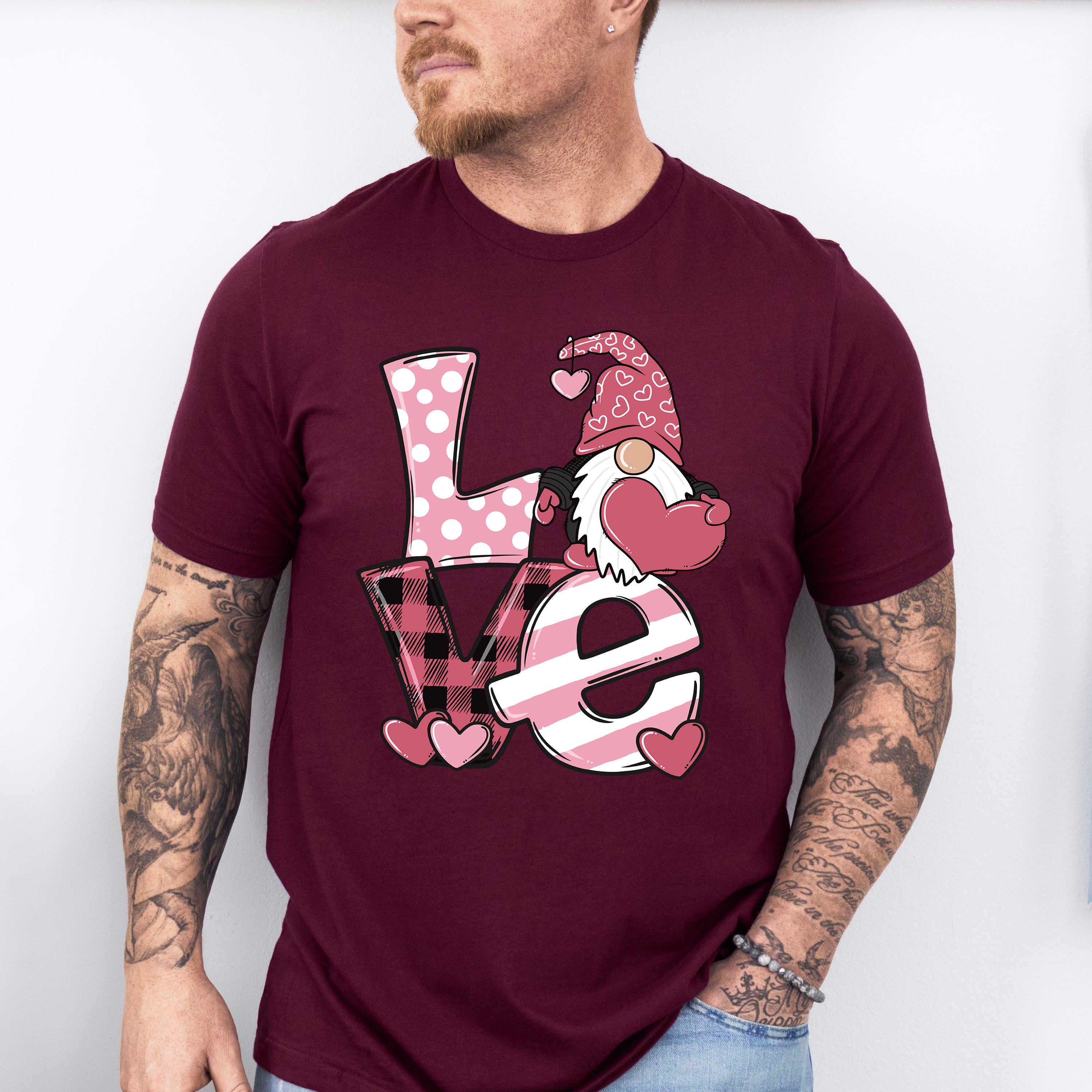 Love Gnome Valentines Theme T-shirt, Hoodie, Sweatshirt