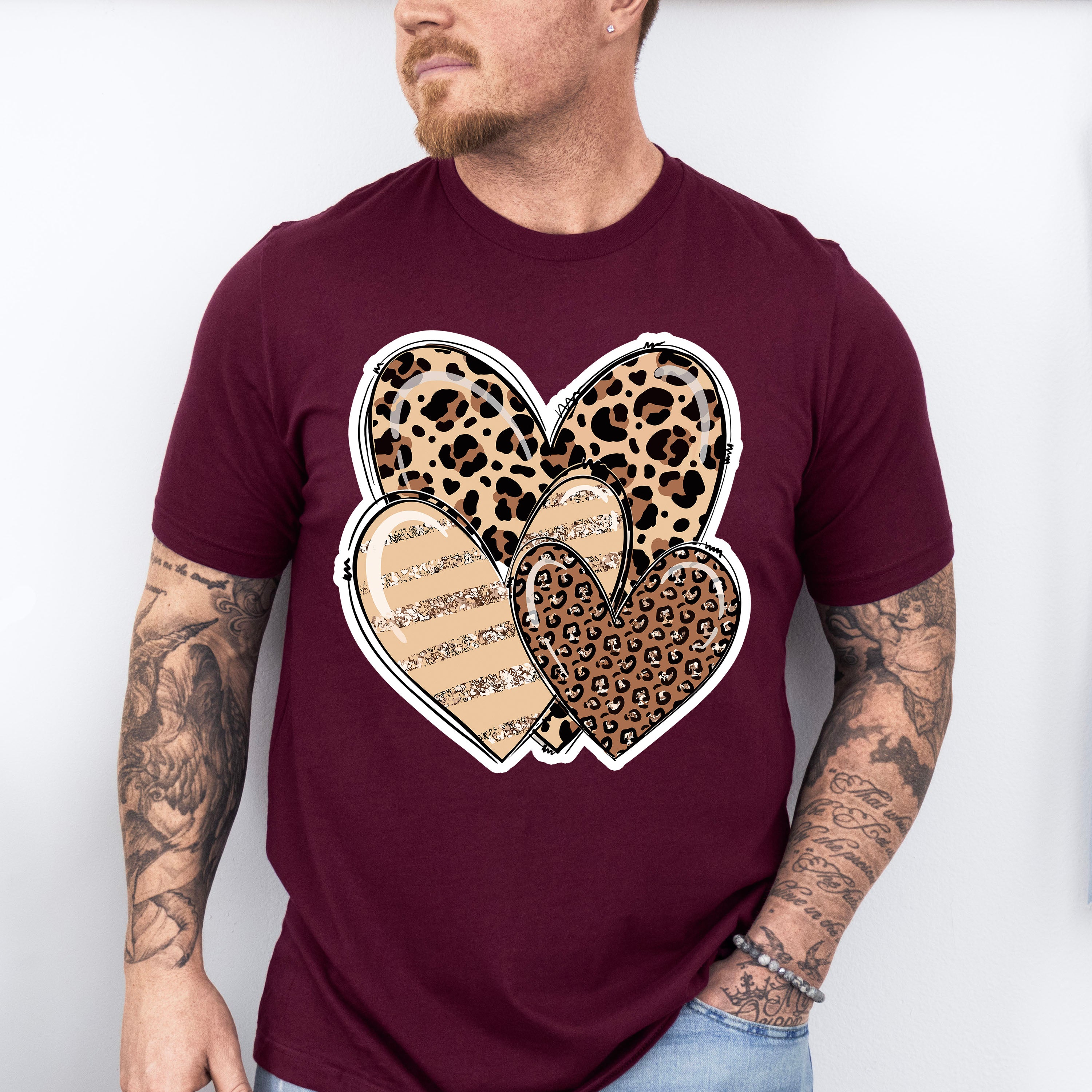 3 Hearts Valentines Theme T-shirt, Hoodie, Sweatshirt