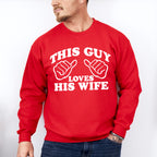 This Guy Loves His Wife Valentines Theme T-shirt, Hoodie, Sweatshirt