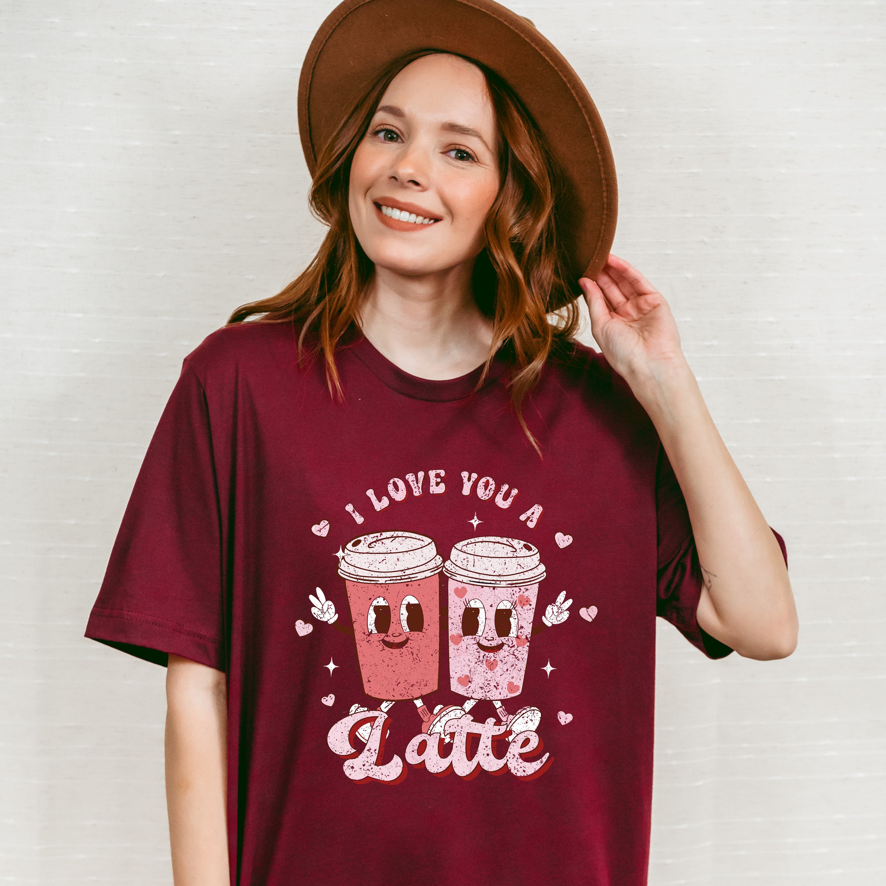 I Love You a Latte Valentines Theme T-shirt, Hoodie, Sweatshirt