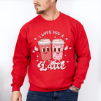 I Love You a Latte Valentines Theme T-shirt, Hoodie, Sweatshirt