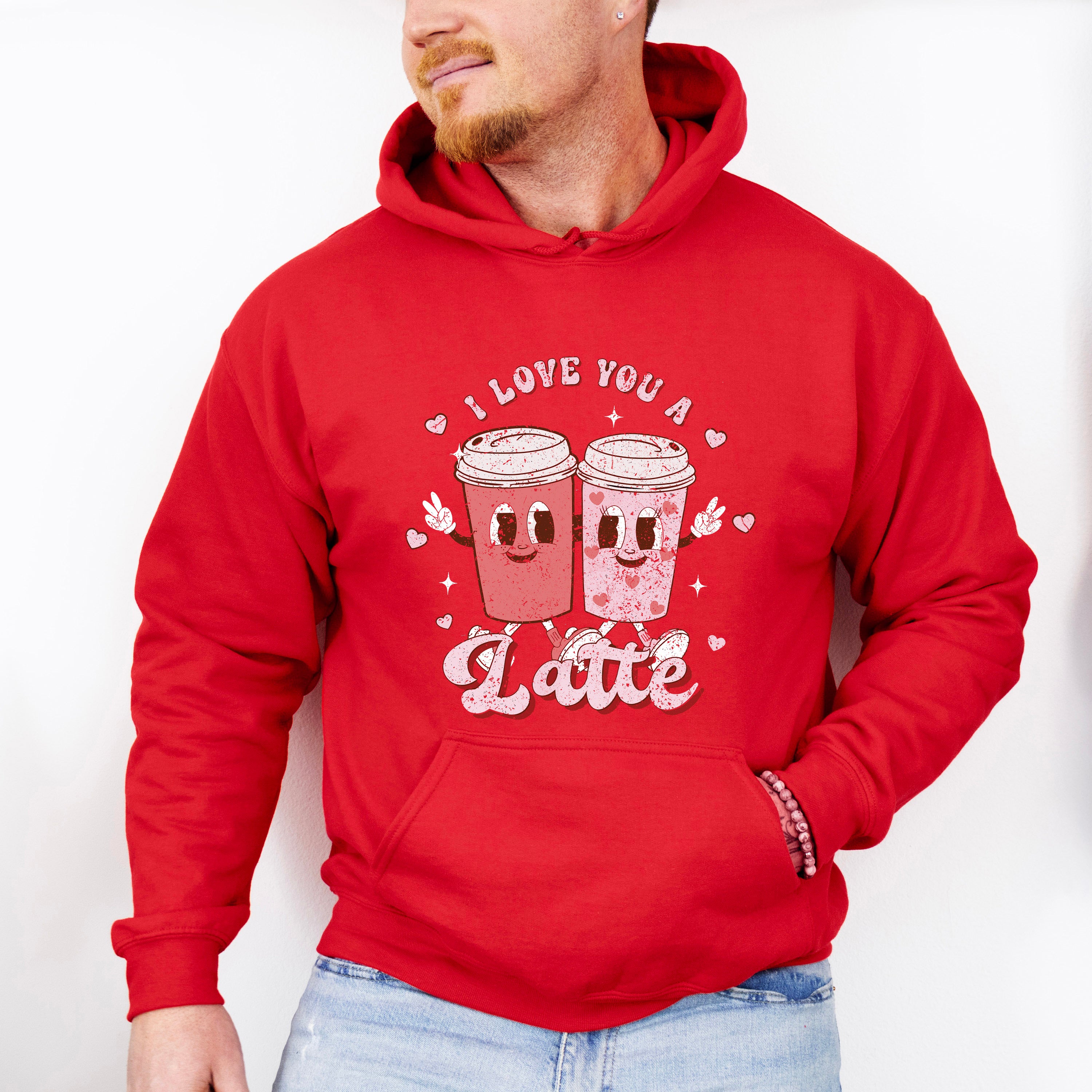 I Love You a Latte Valentines Theme T-shirt, Hoodie, Sweatshirt