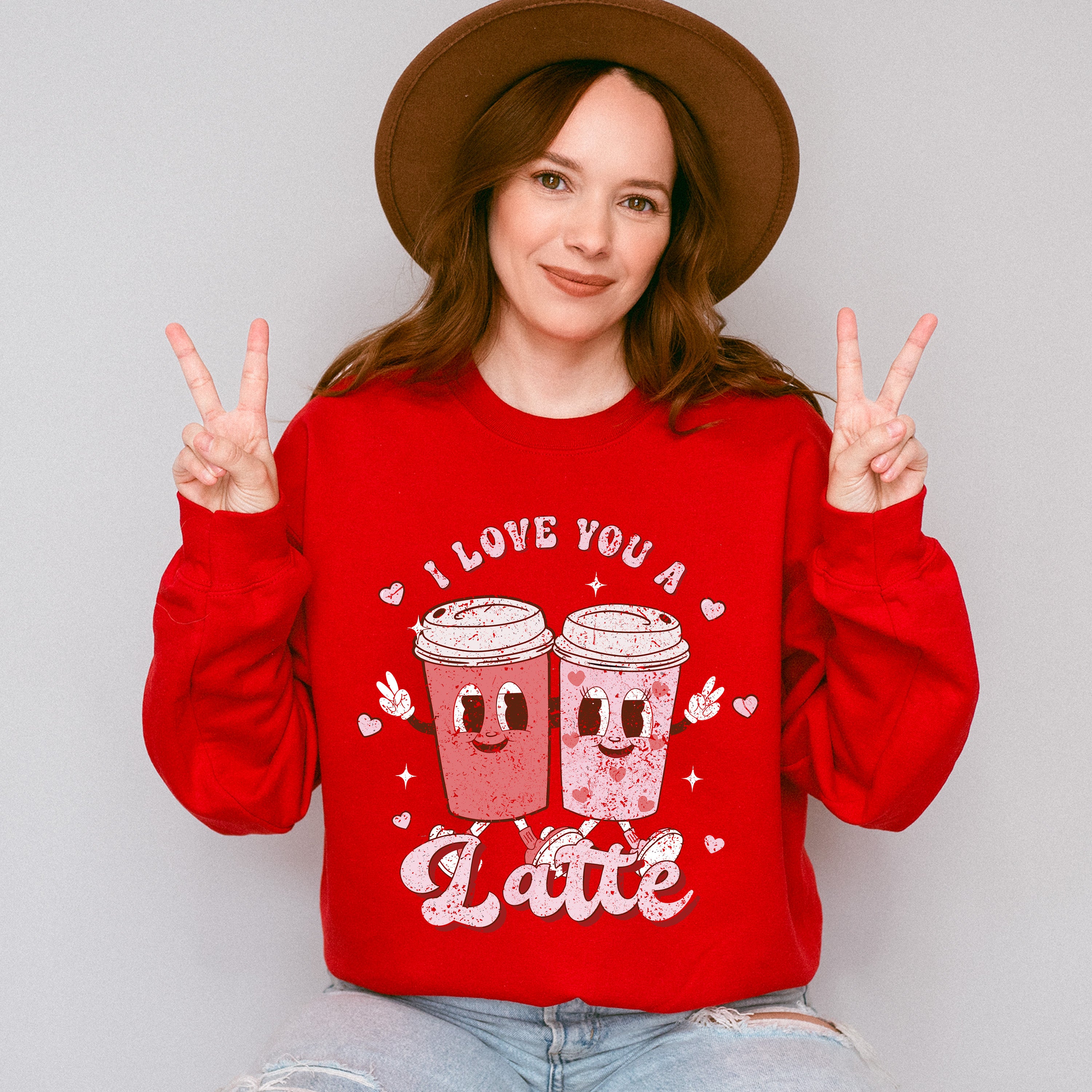 I Love You a Latte Valentines Theme T-shirt, Hoodie, Sweatshirt