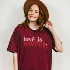 Love is Sweet Valentines Theme T-shirt, Hoodie, Sweatshirt