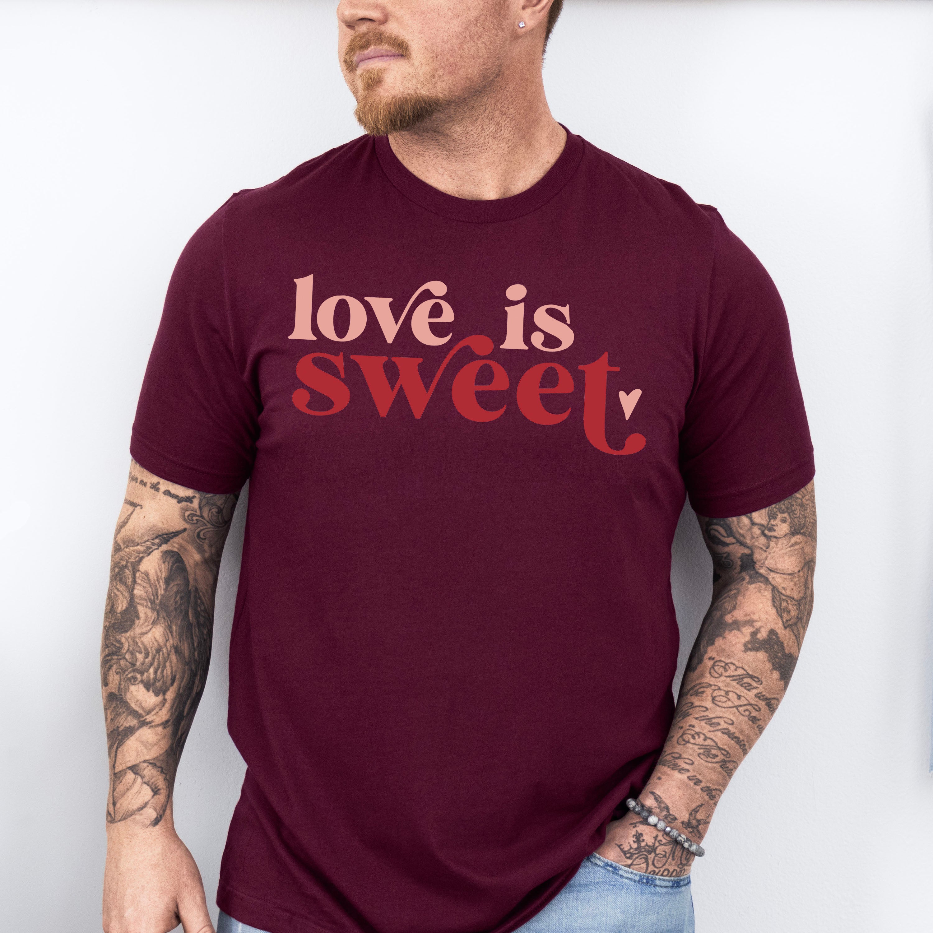 Love is Sweet Valentines Theme T-shirt, Hoodie, Sweatshirt