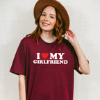 I Heart My Girlfriend Valentines Theme T-shirt, Hoodie, Sweatshirt