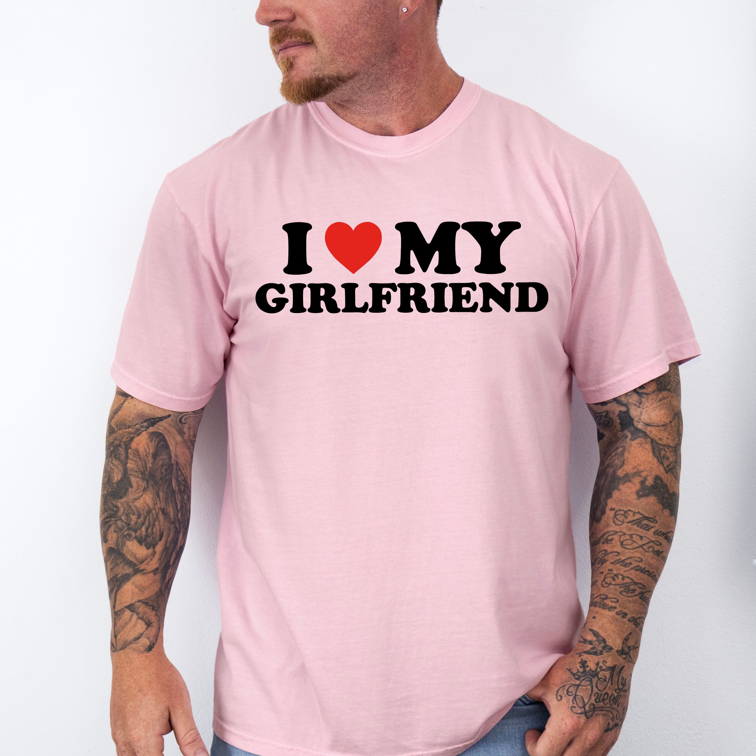 I Heart My Girlfriend Valentines Theme T-shirt, Hoodie, Sweatshirt